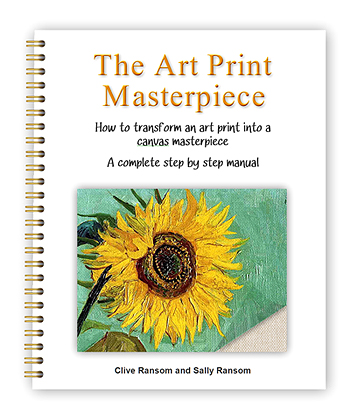Book cover of The Art Print Masterpiece on how to create high quality replica paintings