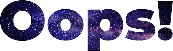 Oops - 404 Error Page