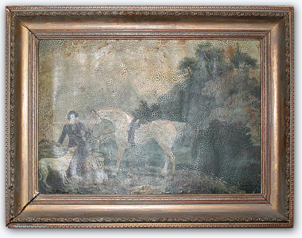 Front of Stubbs painting reproduction